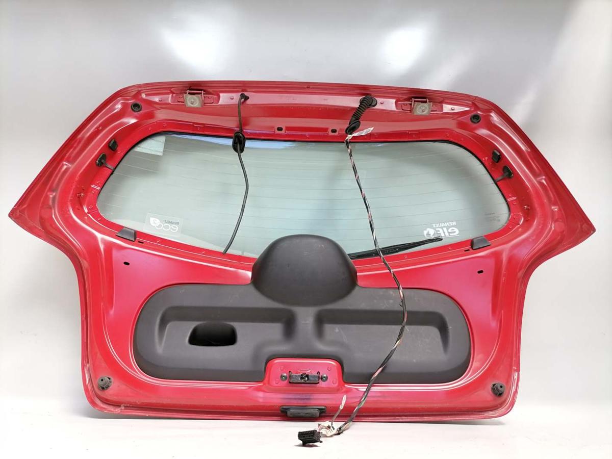 Renault Twingo 2 original Heckklappe mit Heckscheibe OV727 Rot Bj.2010